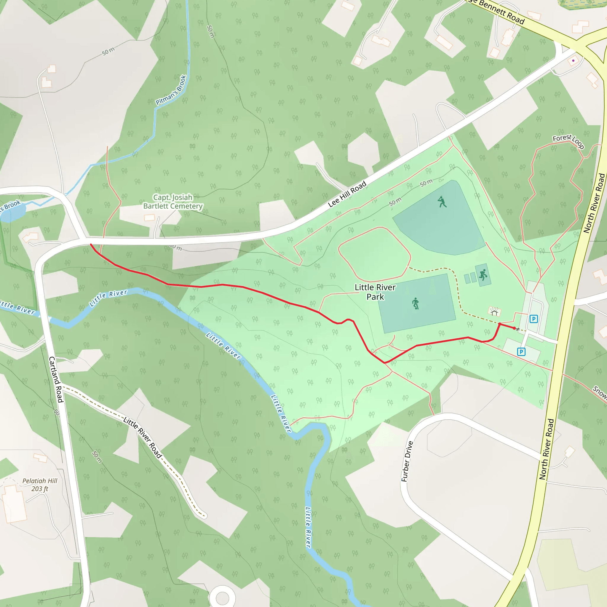 Gravel Pits mobile static map