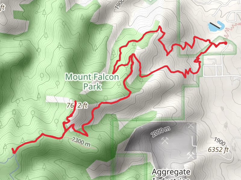Castle, Walker's Dream and Turkey Trot Loop Trail
