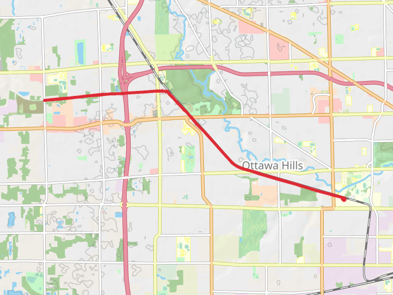 The University Parks Trail - Ottawa Hills