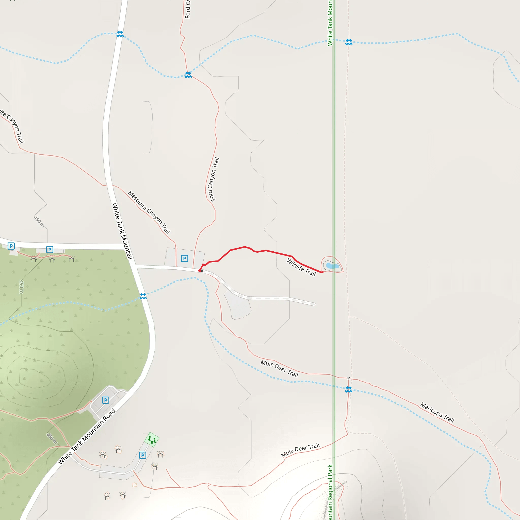 Wildlife Trail mobile static map
