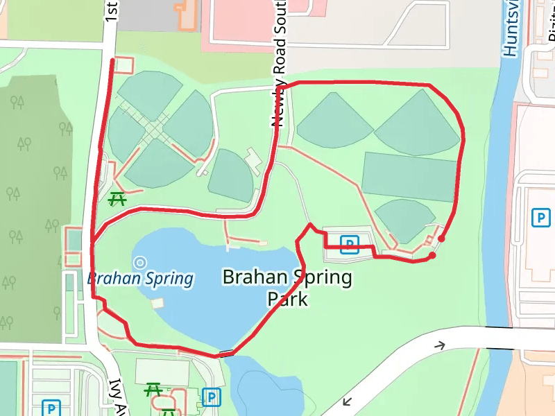 Brahan Spring Park Loop - North