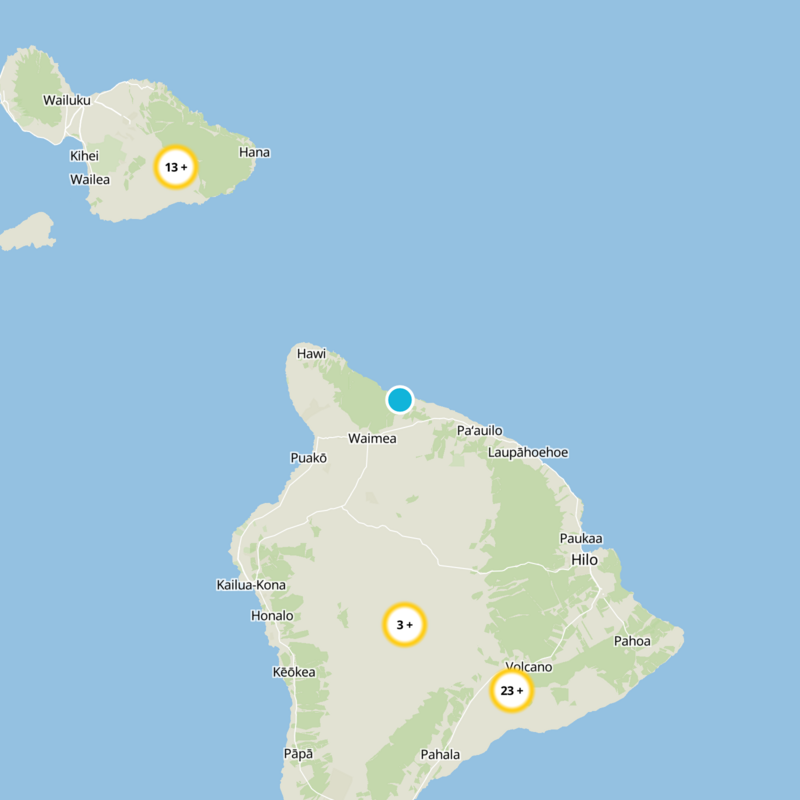 Hawaiʻi County Static Map