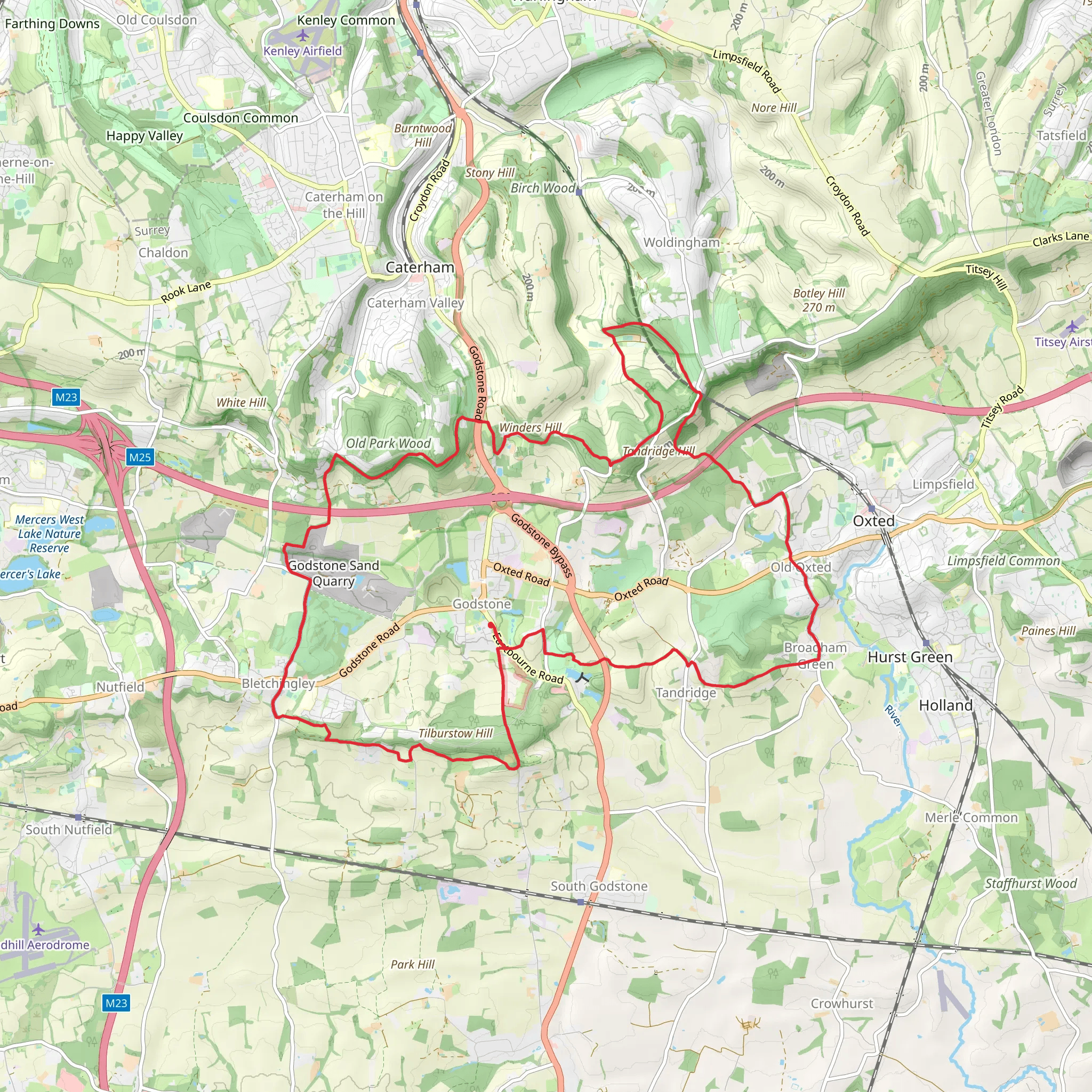 Godstone, Old Oxted and Bletchingley Loop | Surrey | England