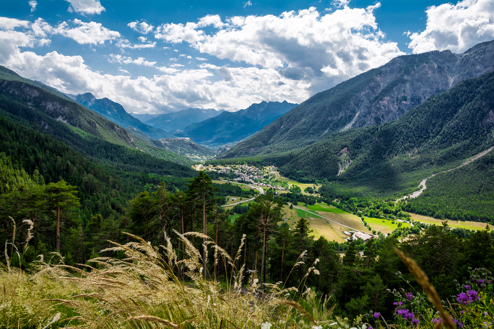 An image depicting the trail GR 5 and its surrounding area.