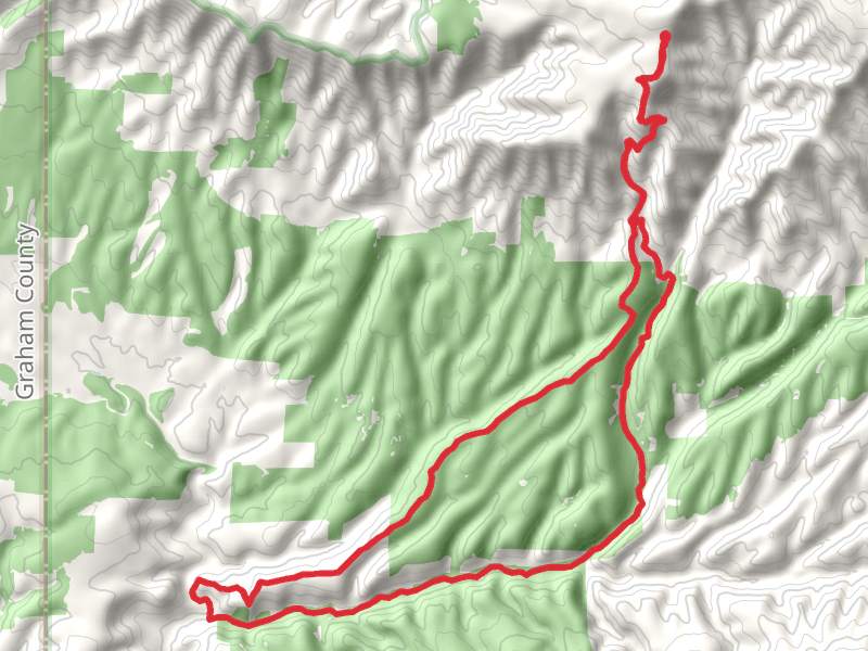 McBride Mesa and East Eagle via Chitty Creek Trail