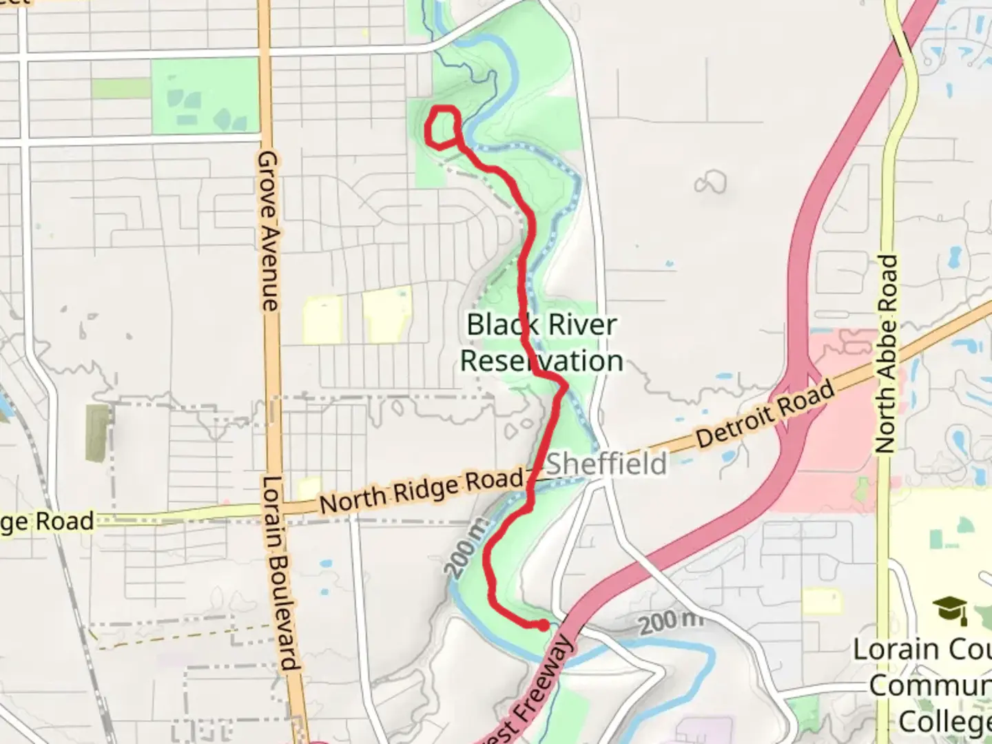 An image depicting the trail Waterfall and Bridgeway Trail and its surrounding area.