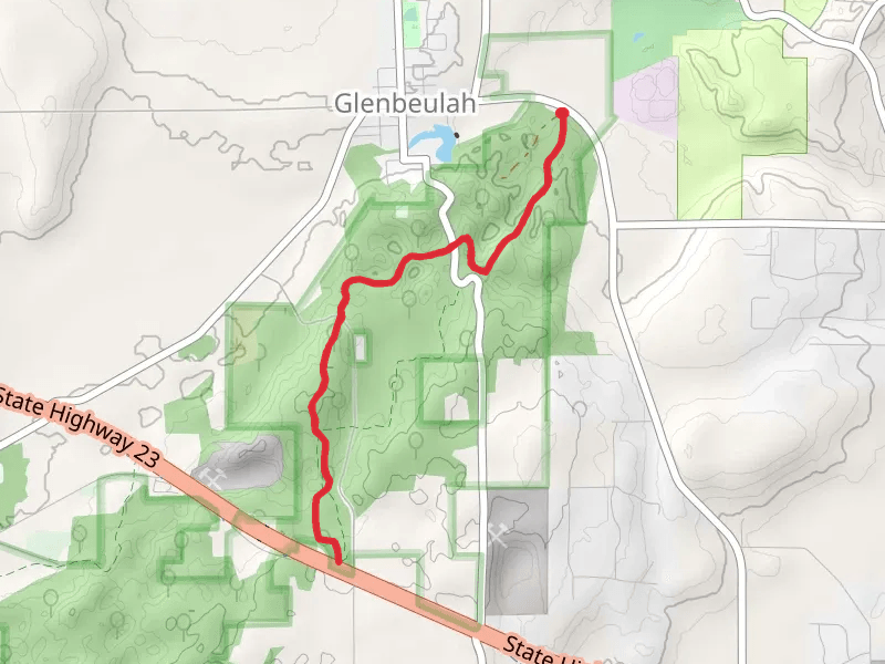 Ice Age Trail - Glenbeulah Lake
