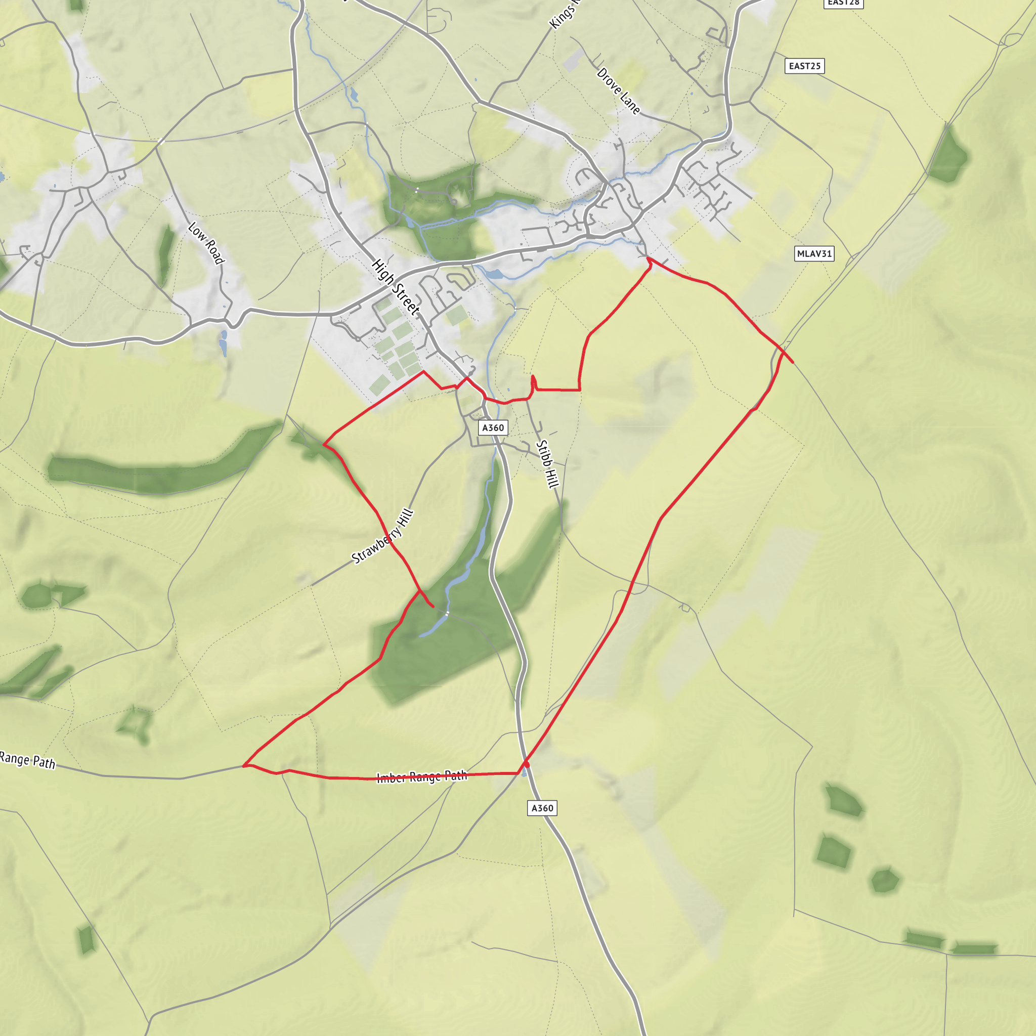 Gore Cross Circular mobile static map