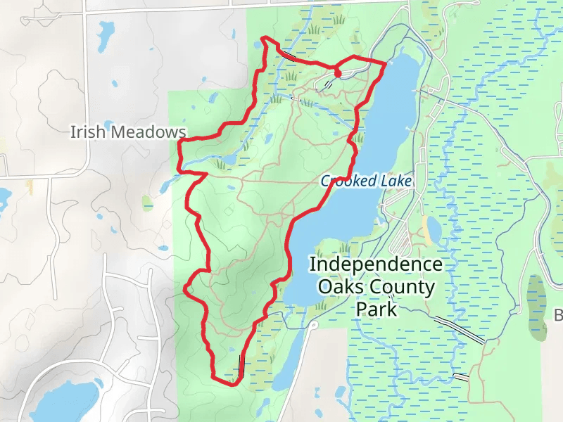 C - Springlake and E - Ted Gray Loop Trail