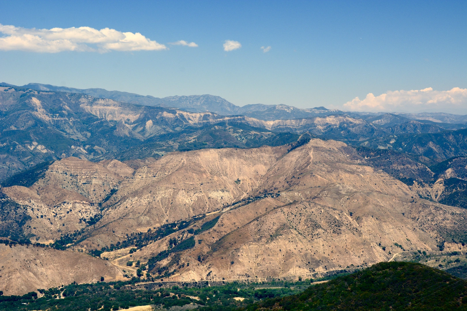 An image depicting the trail Lost Valley, Hurricane Deck and Potrero Canyon Loop Trail and its surrounding area.