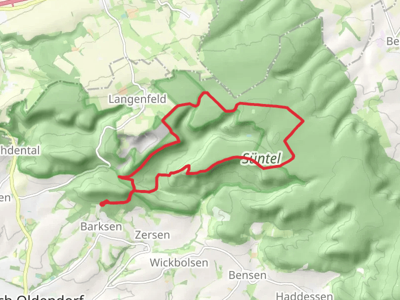 Hohenstein via Deister Suentel Weg Loop