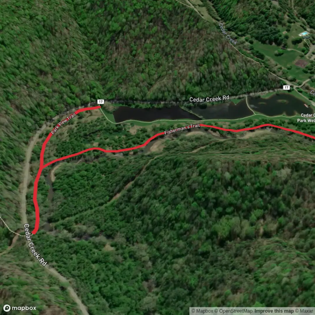 An image depicting the trail Fishermen's Trail and its surrounding area.
