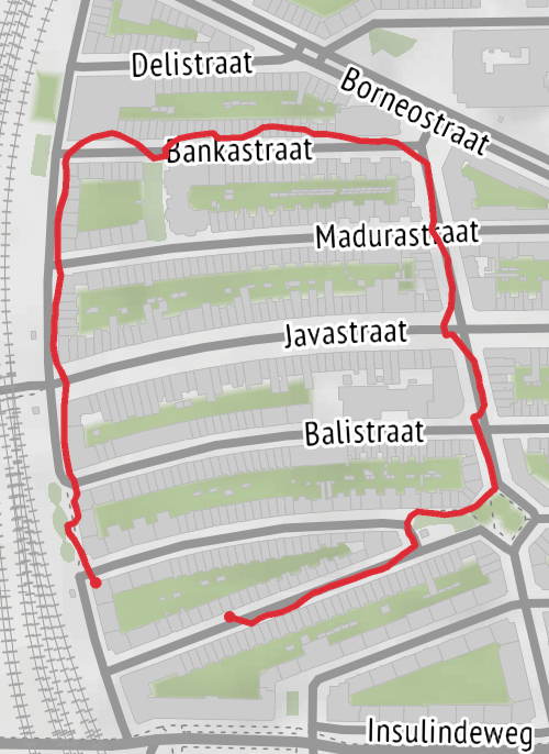 Amsterdam Wandelen mobile static map