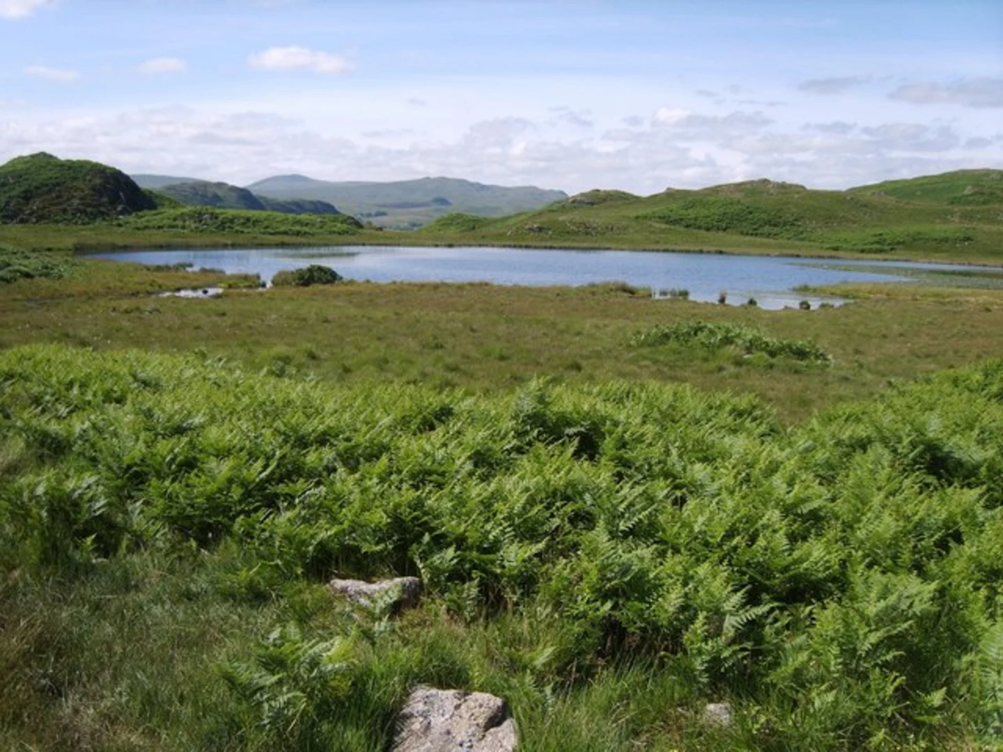 An image depicting the trail Slight Side and Sca Fell Peak Walk via Eel Tarn and its surrounding area.
