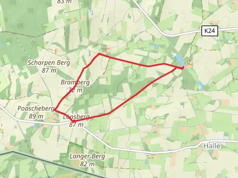 Bramberg and Kleiner Muehlenteich via Noaberpad