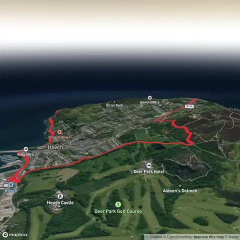Howth Cliffs and Woodland Trail