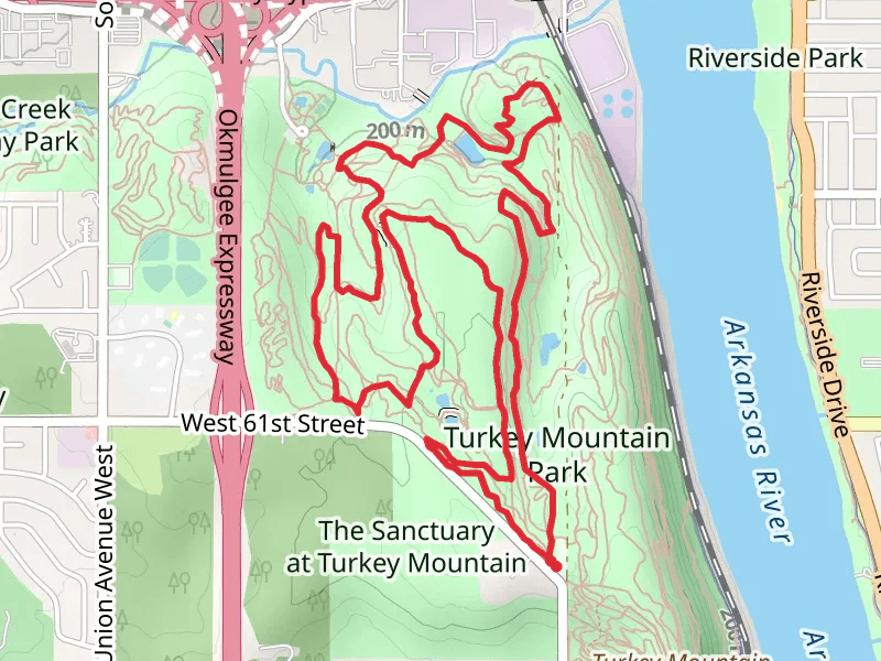 Pepsi Lake Loop - Turkey Mountain Urban Wilderness Area