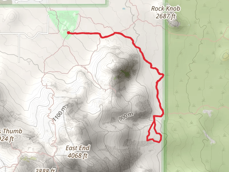 East Pinnacle Peak South Walk