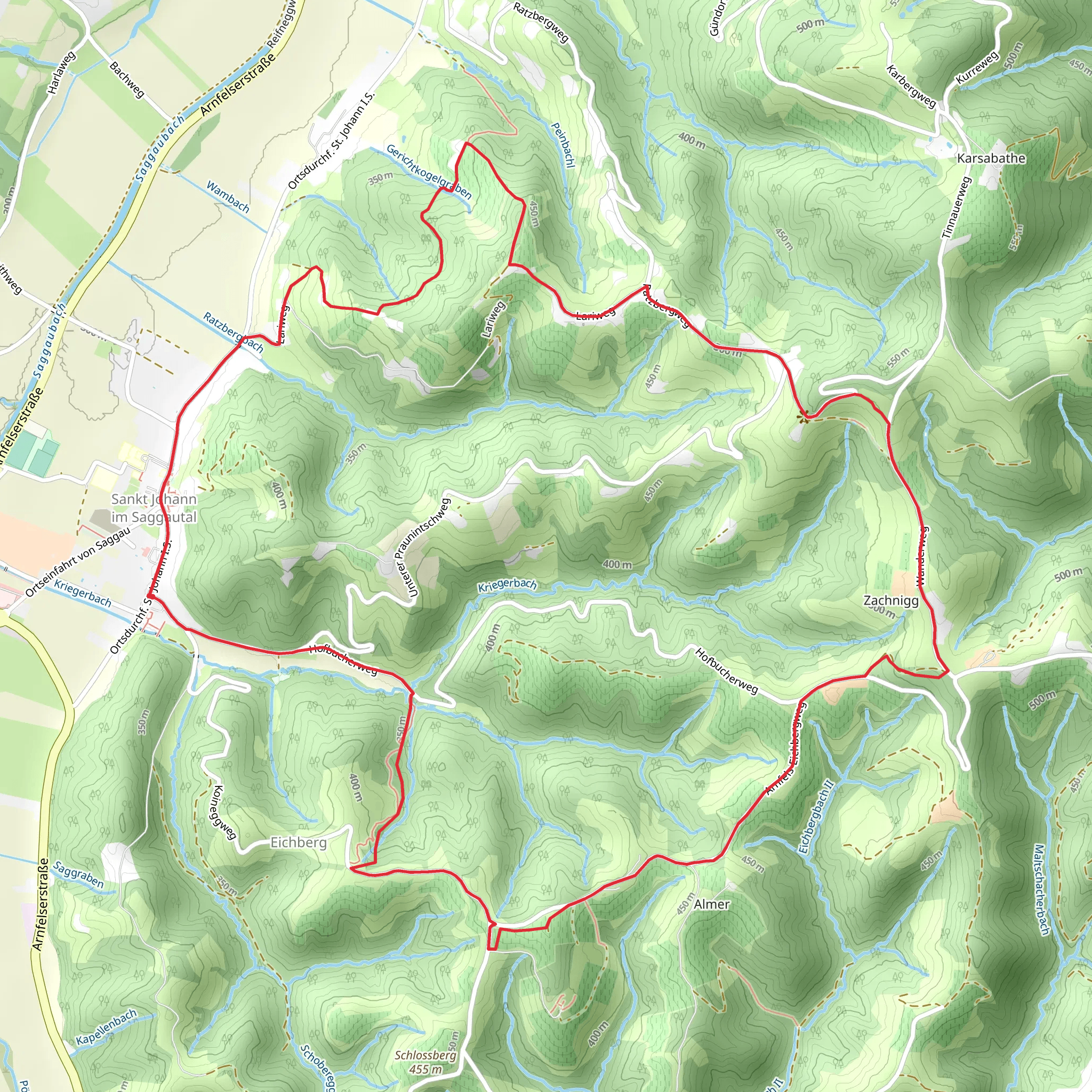Josefiplatz Loop mobile static map