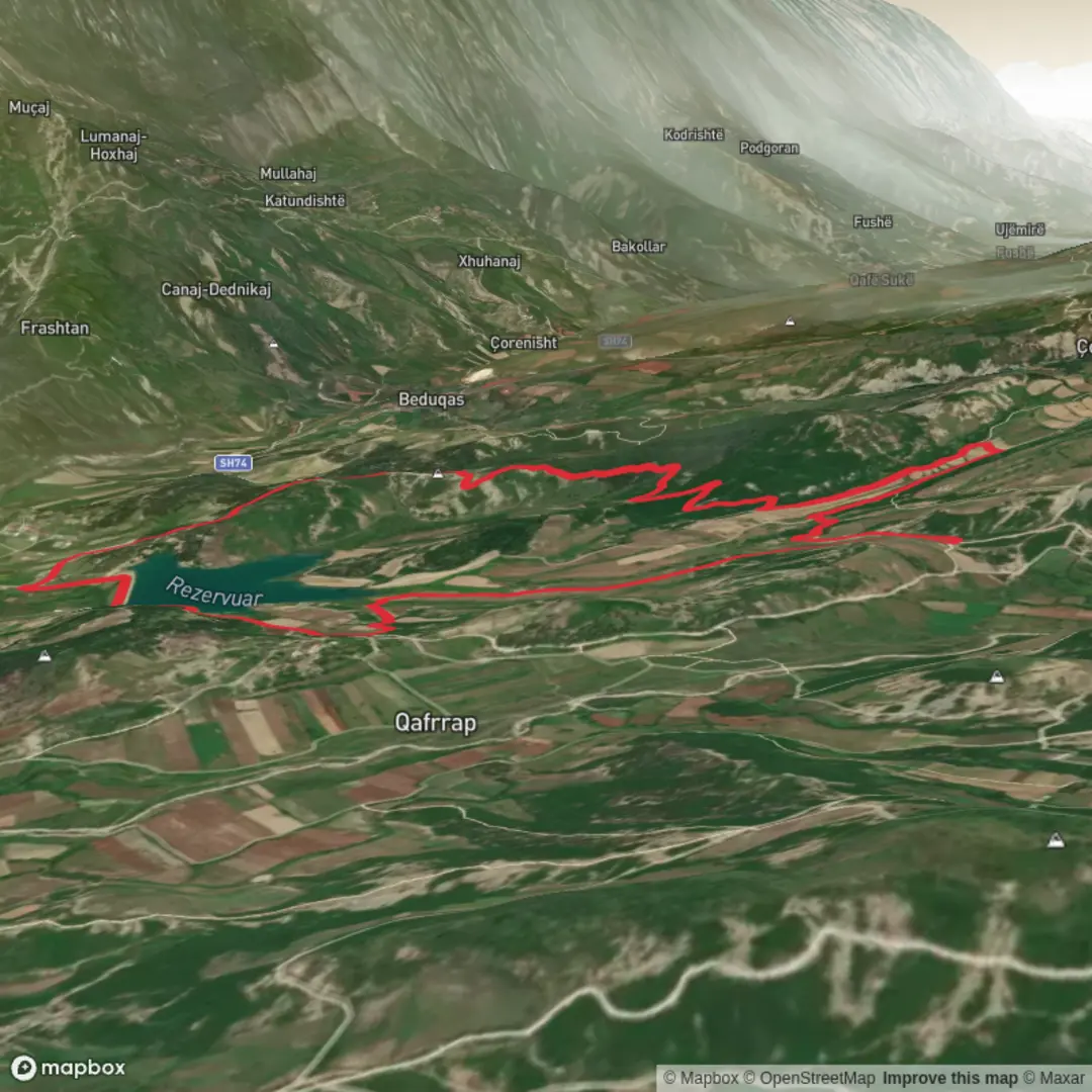 An image depicting the trail Kelycere and its surrounding area.