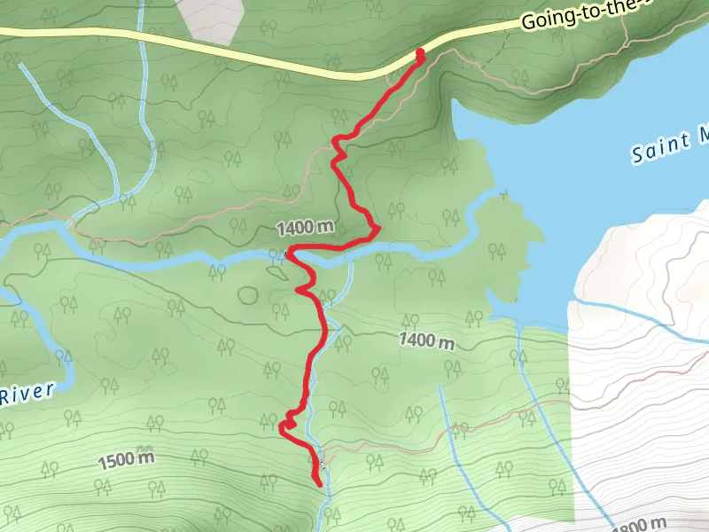 St Mary Lake Trail