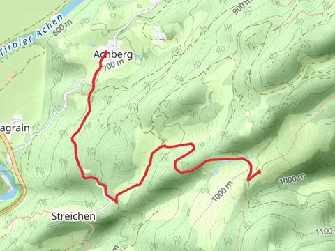 Chiemhauser Alm Walk from Achberg