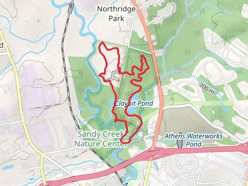North Oconee River and Cook's Loop Trail
