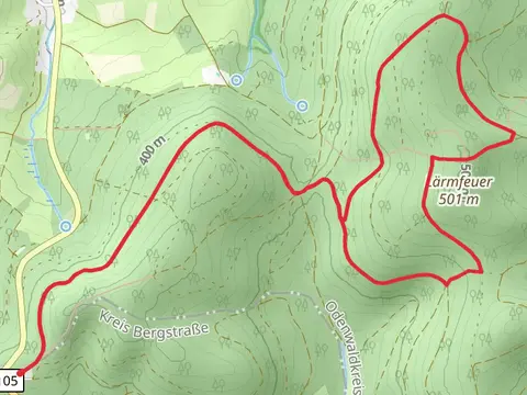 Lärmfeuer Weg Loop