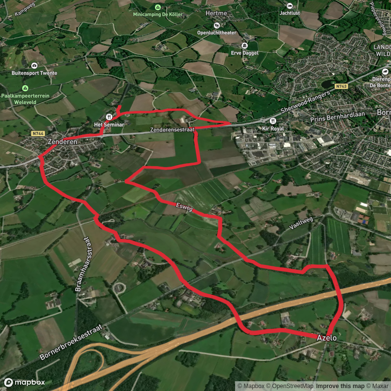 Hondeborg,Klein Nijhof and Oude Bornse Weg
