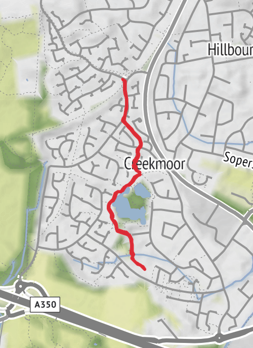 Poole Walk mobile static map