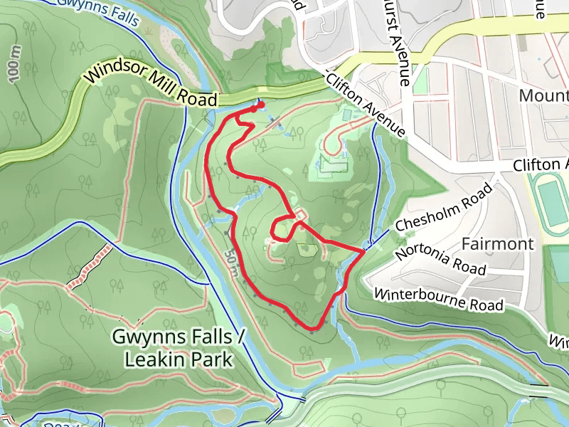 Gwynns Falls and Jastrow Levin Loop Trail