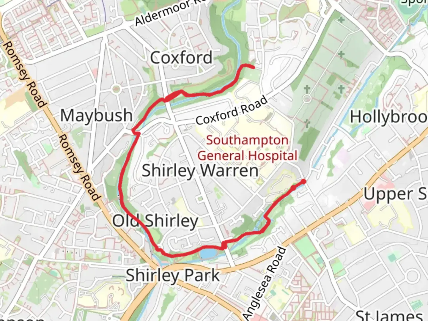 An image depicting the trail Lordsdate Greenway and its surrounding area.
