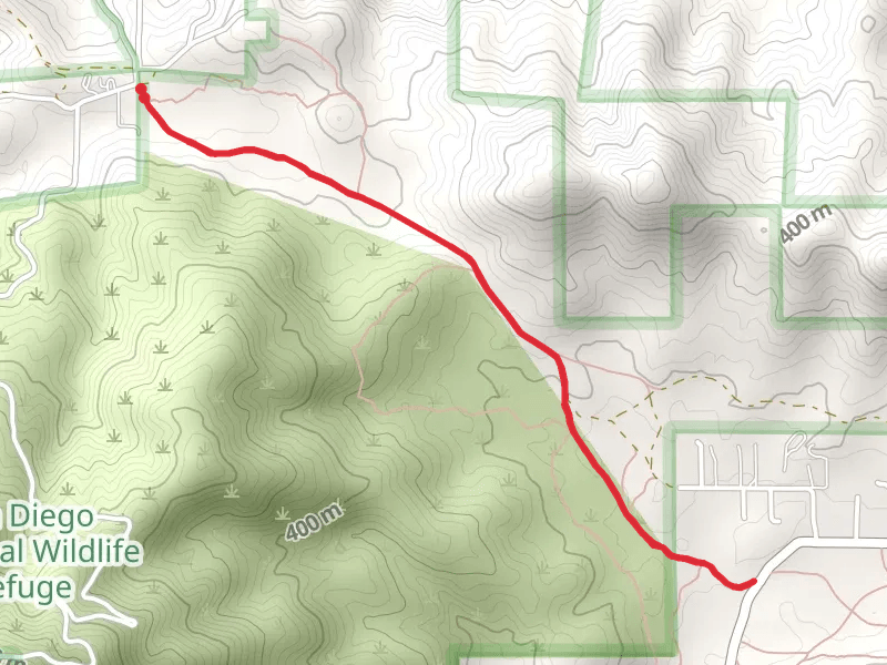 Echo Valley Road Out and Back