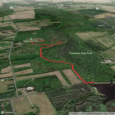 Adkins Arboretum via Tuckahoe Valley Trail