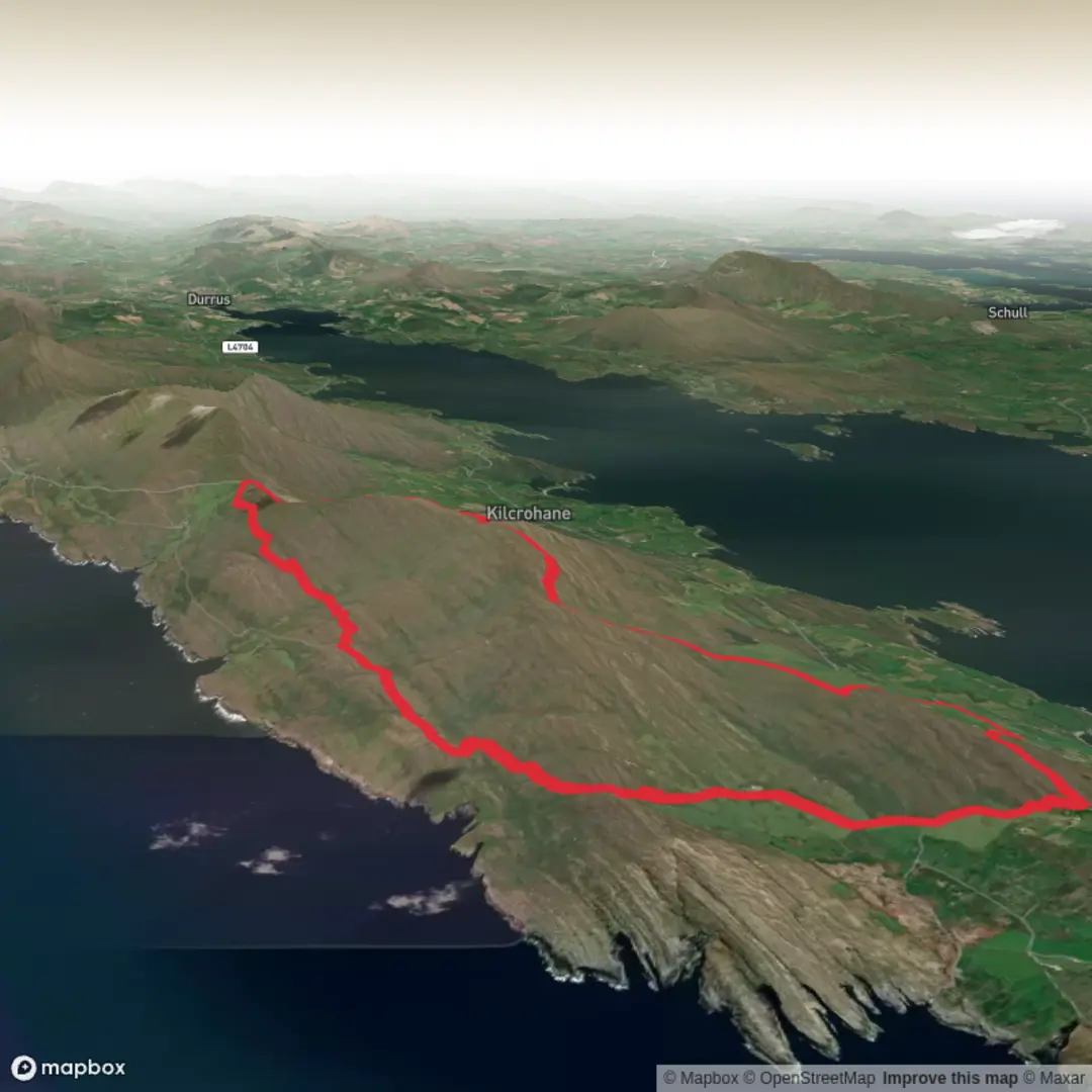 An image depicting the trail Peakeen Ridge Loop and its surrounding area.