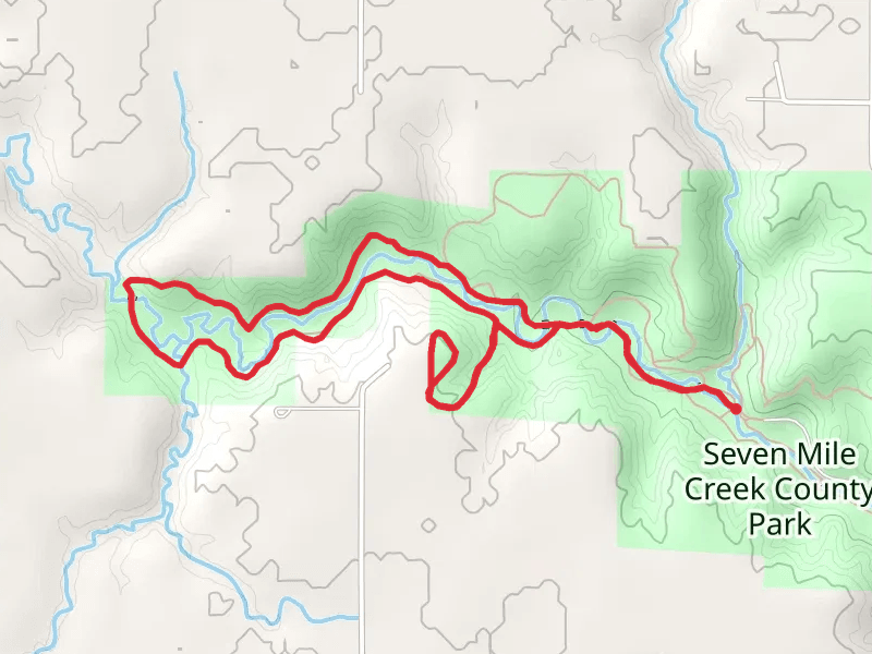 Seven Mile Creek County Park Loop - 8 - Trail