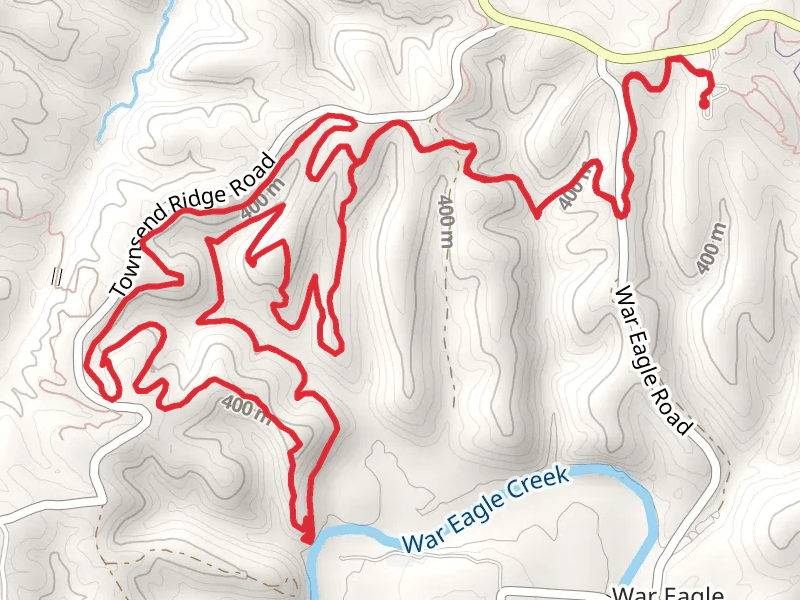 War Eagle Valley Loop via Visitor's Center Connector Trail