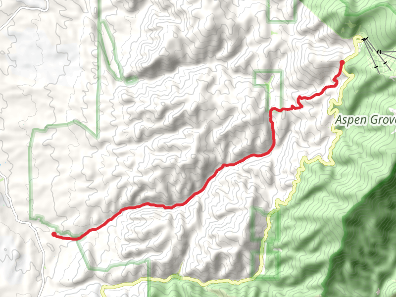 Teseque Creek - Winsor Trail