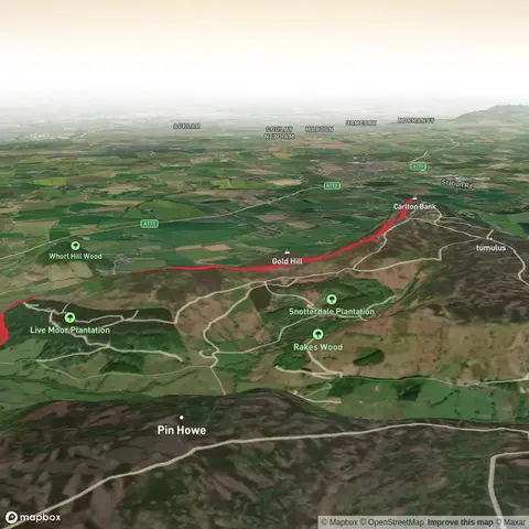 Lordstones to Whorlton and back via Gold Hill