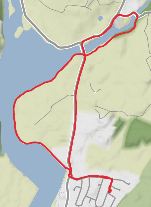 New river path mobile static map