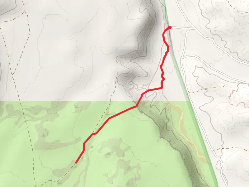 Cañada Ancha Walk along