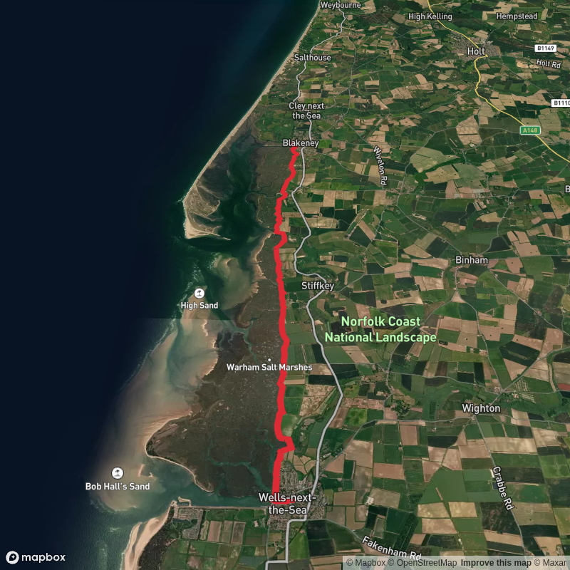Wells next the Sea to Blakeney