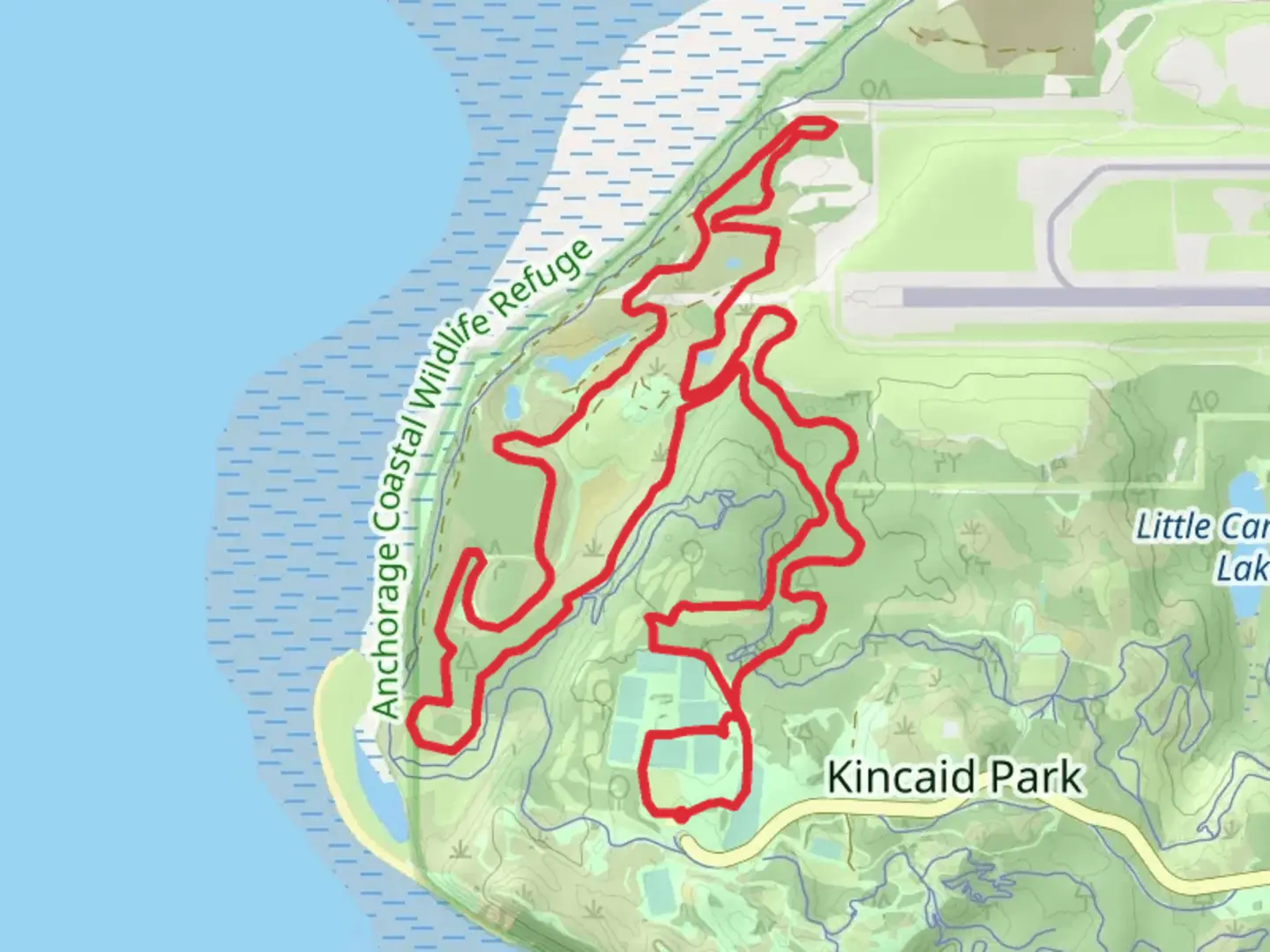 An image depicting the trail Arlene's Way and Sisson Loop and its surrounding area.