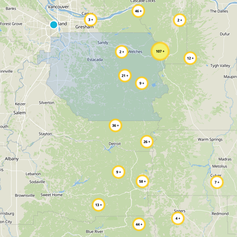 Clackamas County Static Map