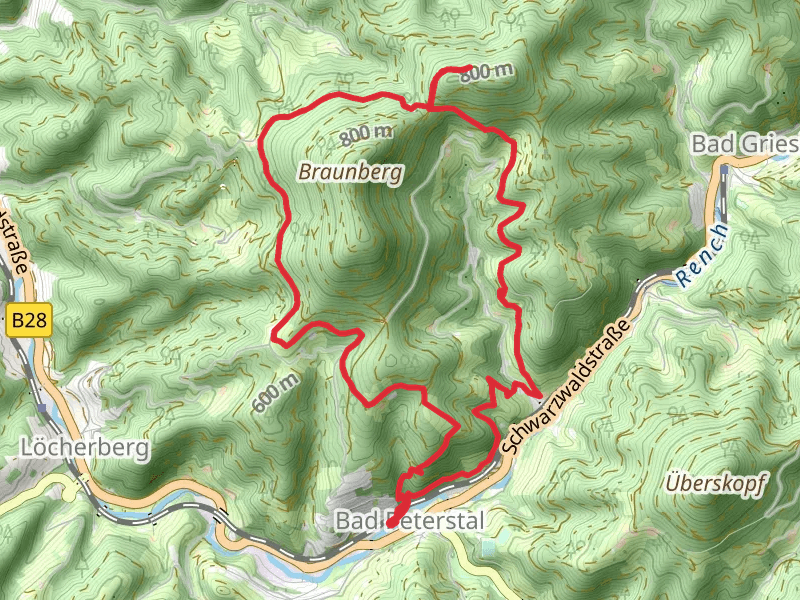 Renchtal and Ibacher Schliff via Bollenbacher Schliff