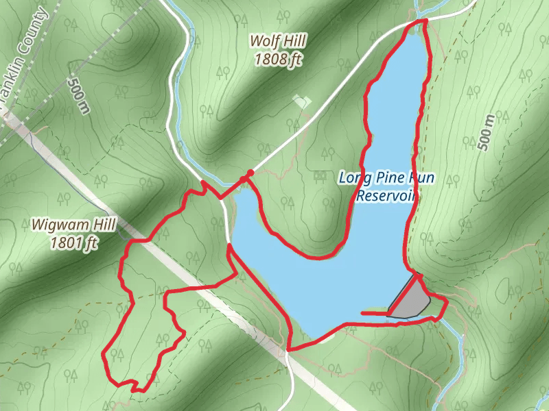 Long Pine Run Reservoir Loop Trail