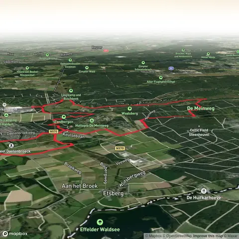 Nationaalpark de Meinweg, Kasteel Daelenbroeck and Melickervenplas