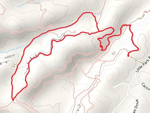 Miramonte Rim Loop via Clunker Trail