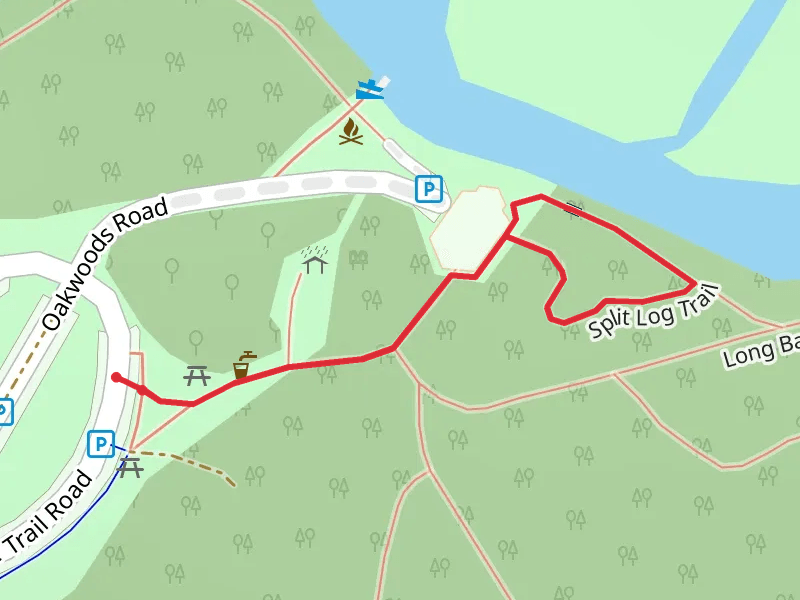 Split Log Loop Trail