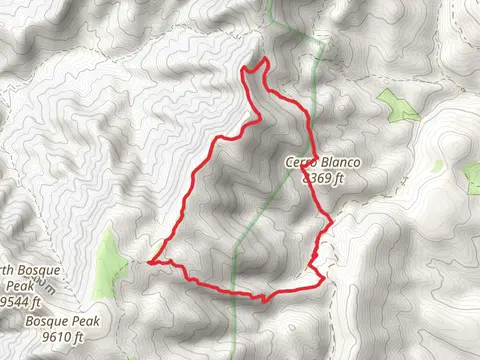Bosque, Manzano Crest and Cerro Blanco Loop Trail